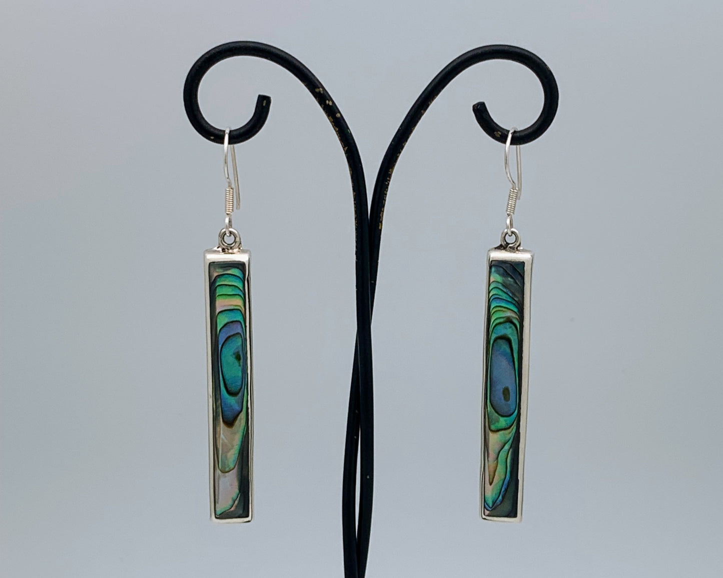 Sterling silver Long Rectangle SS006