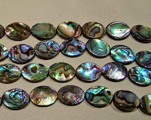 Abalone beads #031