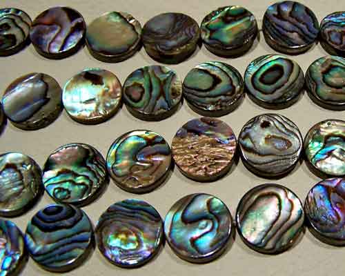 Abalone beads #015
