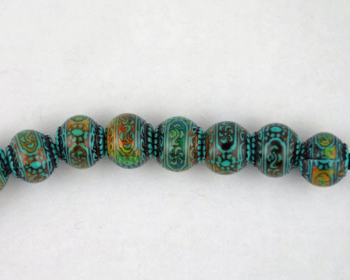 Fancy mirage bead "Blue Mystique"